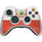 Poland Flag Distressed Xbox 360 Wireless Controller Skin